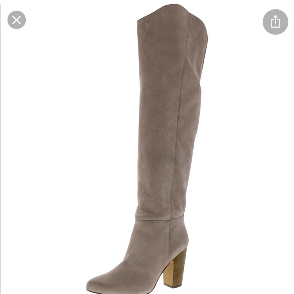 Vince Camuto Corinne Over the Knee Boots in Elephant